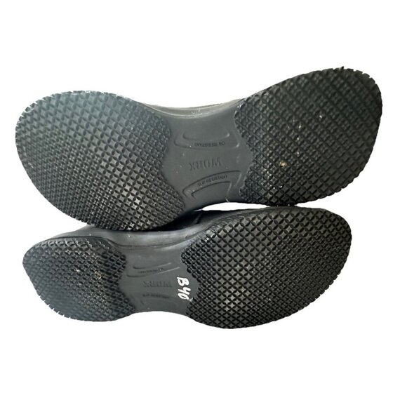 Worx X Red Wing Black Leather Safety Toe Lace Up Oxford Size US 10.5 WW - Picture 6 of 8